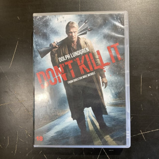 Don't Kill It DVD (VG+/M-) -kauhu/toiminta-